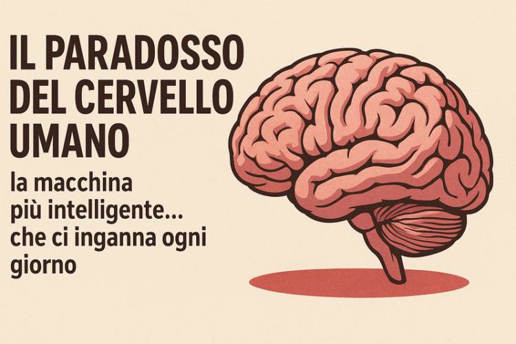 Il paradosso del cervello umano: la macchina più intelligente… che ci inganna ogni giorno