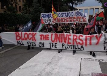 L’Italia si ferma per Gaza. A Roma sono in 50 mila: occupata la facoltà di Lettere della Sapienza