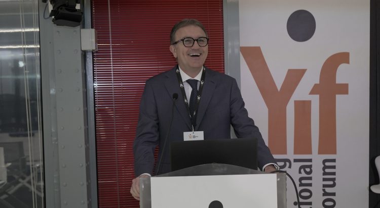 Berriola apre lo Young International Forum: “Non è facile intercettare il futuro”