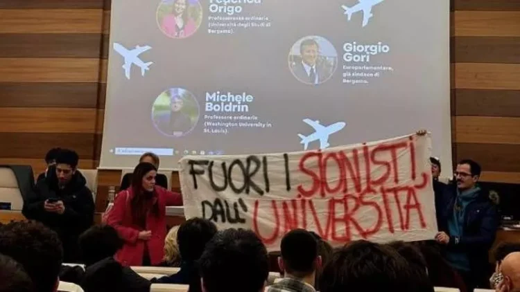 Università di Bergamo, Giorgio Gori contestato dai ProPal: “Siamo con chiunque spari ad un sionista”