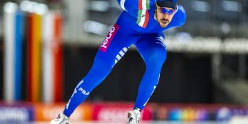 Davide Ghiotto oro olimpico nel pattinaggio di velocità: il laureato UniTrento guida l’Italia contro gli USA