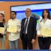 Valditara premia tre docenti dell’Istituto “Cavalleri” di Parabiago (MI) per un intervento durante una gita scolastica
