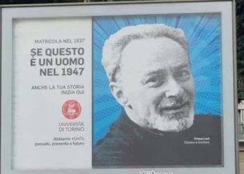 La contestata pubblicità dell’Università di Torino con Primo Levi