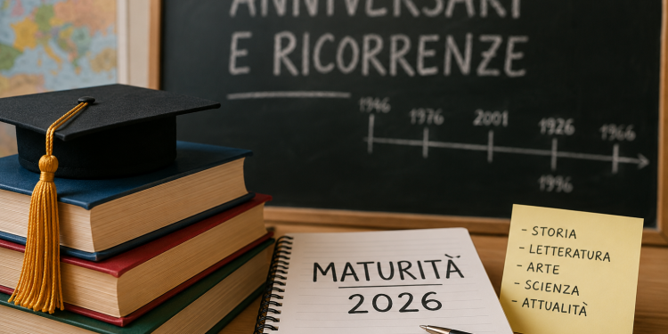 Maturità 2026, anniversari e ricorrenze da tenere d’occhio per l’esame