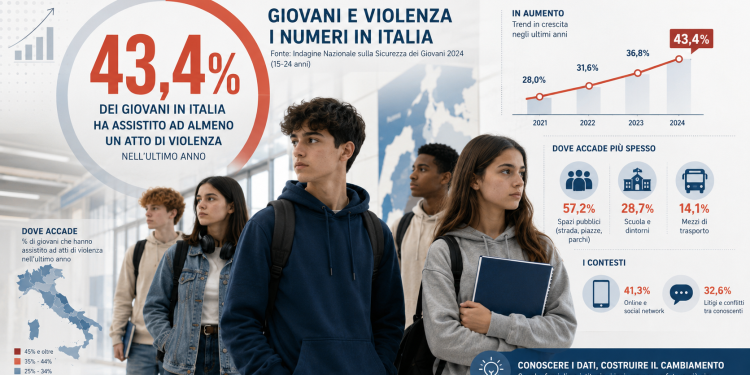 Violenza giovanile, coinvolti oltre quattro studenti su dieci: crescono i casi più gravi