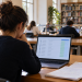 Studentessa consulta i risultati del test di ammissione a Medicina in inglese