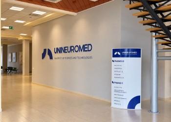 ingresso dell'università Unineuromed di Pozzilli