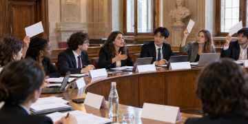 Studenti universitari partecipano alla simulazione ONU Padova Model UPR 2026