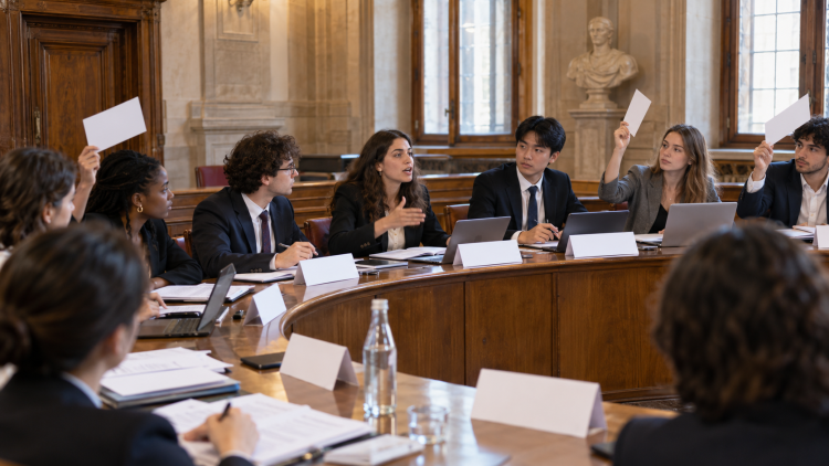 Studenti universitari partecipano alla simulazione ONU Padova Model UPR 2026