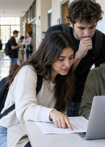 Studenti consultano i punteggi minimi Professioni sanitarie 2026