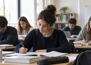 Candidati si preparano al test Scienze della formazione primaria 2026